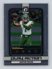 2025 Donruss Optic Play Action Justin Fields #17 card