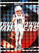 Drake Maye 2025 Panini Mosaic Touchdown Masters card