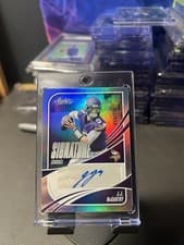 2025 Panini Absolute Signature Standouts J.J. McCarthy #SS-JMY card