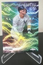 2025 Topps Chrome Lightning Leaders Aaron Judge #LL-2 card