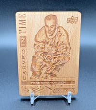 2024-25 Upper Deck Engrained Icons Carved in Time Frank Mahovlich #CT-FM card