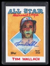 2025 Topps Shoebox Treasures Base Autographs Tim Wallach #15A card