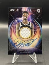 2025-26 Topps Midnight Rookie Jersey Autographs Drake Powell #RJA-DP card