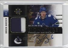 2024-25 Upper Deck Ultimate Collection Ultimate Material Signatures Brock Boeser #USM-BB card