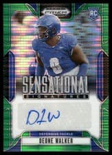2025 Panini Prizm Draft Picks Sensational Signatures Deone Walker #57 card