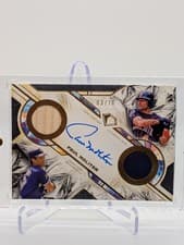 2025 Topps Diamond Icons Single Player Dual Team Autographed Relics Paul Molitor #DTA-PM card