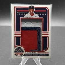 2025 Panini Stars & Stripes Jumbo Material Jersey Prime Kyle Johnson #JMJ-KF card