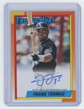 2025 Topps The Big Hurt Autograph Frank Thomas #HURTA-5 card