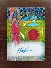 Karter Knox 2024-25 Bowman's Best University Let It Rain Relic Autographs card