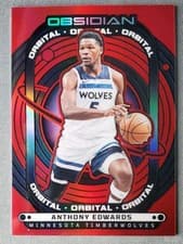 2024-25 Panini Obsidian Orbital Anthony Edwards #1 card