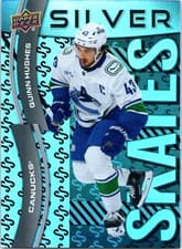 Quinn Hughes 2024-25 Upper Deck Silver Skates card