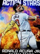 Ronald Acuna Jr. 2023 Topps Update Action Stars card