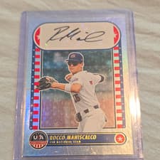 2025 Panini Stars & Stripes 15U National Team Signatures Rocco Maniscalco #NTS-RM card