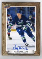 2024-25 Upper Deck Engrained Icons Beehive Portrait Signatures Mark Janssens #BH-MJ card