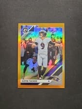 Justin Tucker 2019 Donruss Optic card