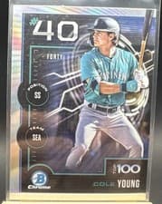 Cole Young 2025 Bowman Bowman Scouts Top 100 card