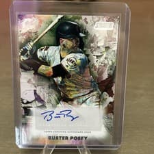 2025 Stadium Club Abstract Autographs Buster Posey #AA-BP card