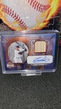 2025 Leaf Bronx Legacy Autograph Memorabilia Dave Justice #AM-DJ1 card