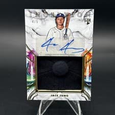 2025 Topps Inception Inception Autograph Jumbo Relic Hat Jace Jung #IAJH-JJU card