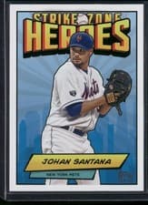 2024 Topps Japan Edition Strike Zone Heroes Johan Santana #SZH-11 card