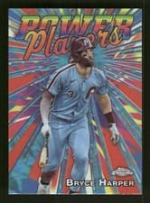 2025 Topps Chrome Power Players Bryce Harper #PP-6 card