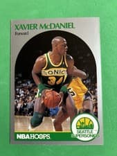 Xavier McDaniel 1990-91 Hoops Base Set card
