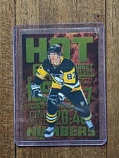 2025-26 Flair Hot Numbers Sidney Crosby #HN-18 card