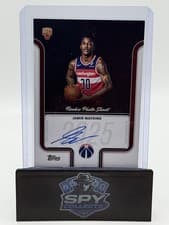 2025-26 Topps Rookie Photo Shoot Autographs Jamir Watkins #RP-JW card