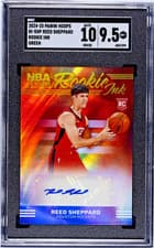 2024-25 Hoops Rookie Ink Reed Sheppard #RI-SHP card