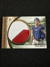2025 Topps Museum Collection Momentous Material Jumbo Patch Autographs Will Smith #MMJPA-WS card