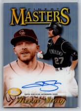 Trevor Story 2021 Topps Finest 1997 Masters Autographs card