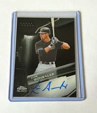 2026 Topps Chrome Black Autographs Luis Gonzalez #CBA-LG card