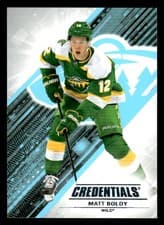 2024-25 Upper Deck Credentials Base Set Matt Boldy #67 card