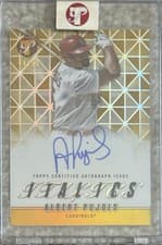 2025 Topps Pristine Italics Autographs Albert Pujols #I-AP card
