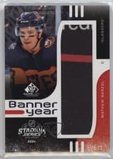 2024-25 SP Game Used 2024 Stadium Series Banner Year Relics Mathew Barzal #BYSS-MB card