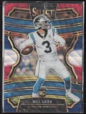 Will Grier 2019 Panini Select card
