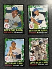 Ernie Banks 2020 Topps Heritage Let's Play 2 card