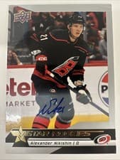 2025-26 Upper Deck Star Rookies Base Star Rookies Autographs Alexander Nikishin #6 card