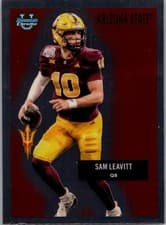 2025 Bowman University Chrome 1955 Bowman Football Sam Leavitt #55AV-27 card