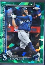 2025 Topps Chrome Update Sapphire Base Set Josh Naylor #USC62 card
