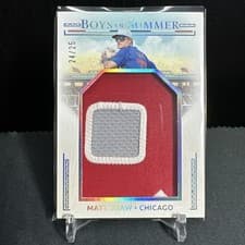 2024 Panini Boys of Summer Jumbo Prospect Materials Matt Shaw #JPM-MS