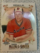 Cal Ripken Jr. 2021 Topps Allen & Ginter card