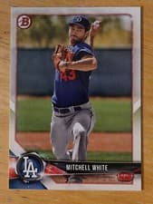 2018 Bowman Paper Prospects Mitchell White #BP103