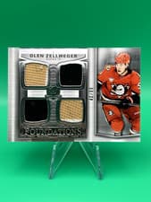 2024-25 Upper Deck The Cup Foundations Quad Jersey Olen Zellweger #F-OZ card