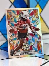 Marvin Harrison Jr. 2024 Panini Mosaic Stained Glass card