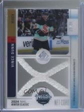 2024-25 SP Game Used 2024 Winter Classic Net Cord Relics Vince Dunn #WCN-VD card