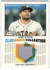 2026 Topps Heritage Clubhouse Collection Relics Jose Altuve #CCR-JA card