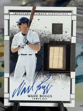 2025 Panini Impeccable Lumber Signatures Wade Boggs #23 card