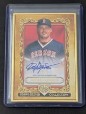 2025 Topps Gilded Collection Topps Gallery of Gold Autographs Roger Clemens #GOG-RC card