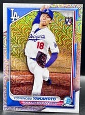 Yoshinobu Yamamoto 2024 Bowman card